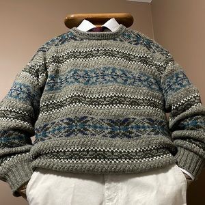 Mens Eddie Bauer Wool Sweater 